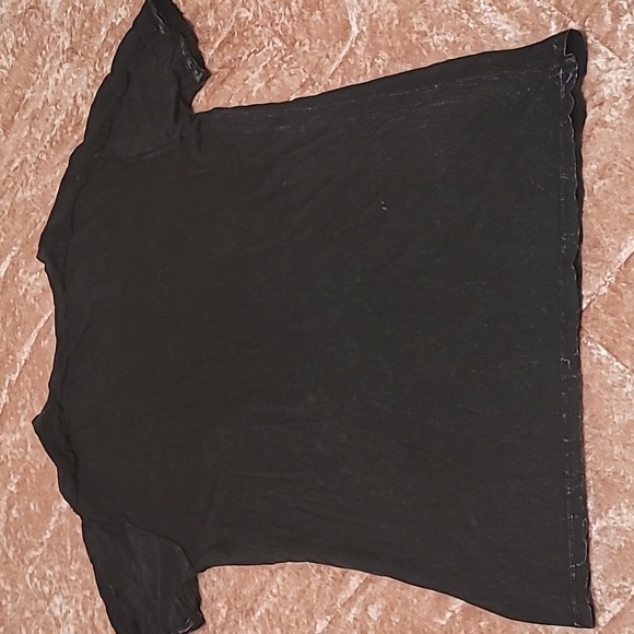 Affliction Men's Large Black V Neck Shirt - Picture 5 of 7